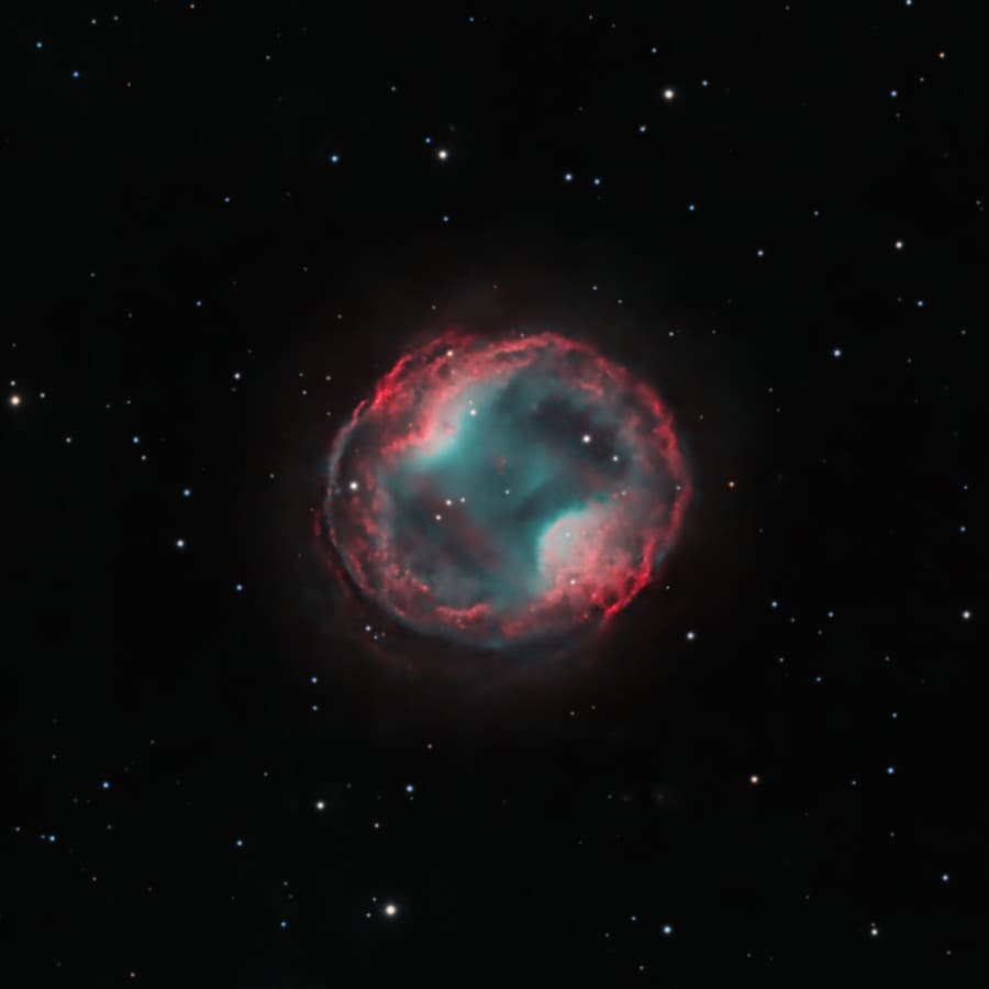 PK 164 +31.1: The Headphone Nebula | © · Bernard Miller

Text:
Keighley Rockcliffe  
(NASA
GSFC, 
UMBC CSST, 
CRESST II)