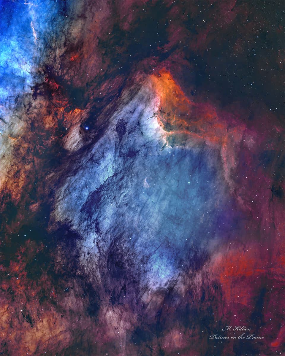 The Pelican Nebula in Gas, Dust, and Stars | © · Mark Killion
