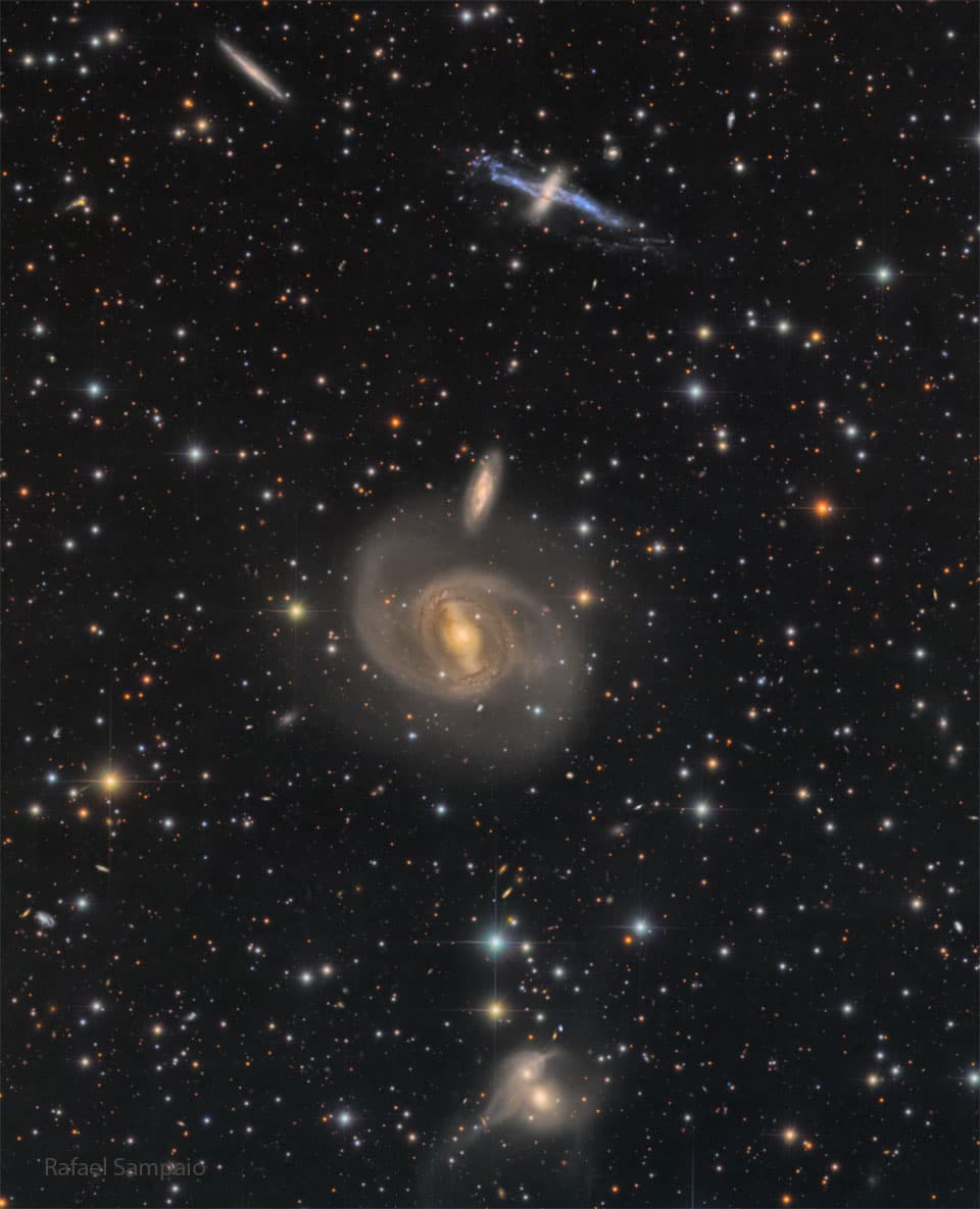 Three Galaxy Pairs | © · Rafael Sampaio
